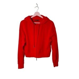Bershka Spring sweatshirt melon sits‎ at the waist hoodie Small